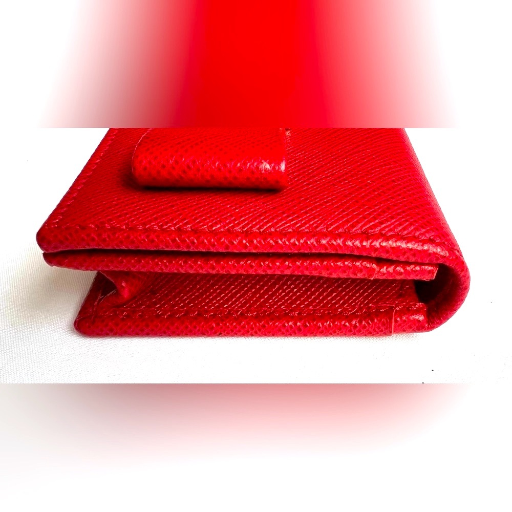 PRADA Bow Card Holder Coin Purse Case - Picture 4 of 10